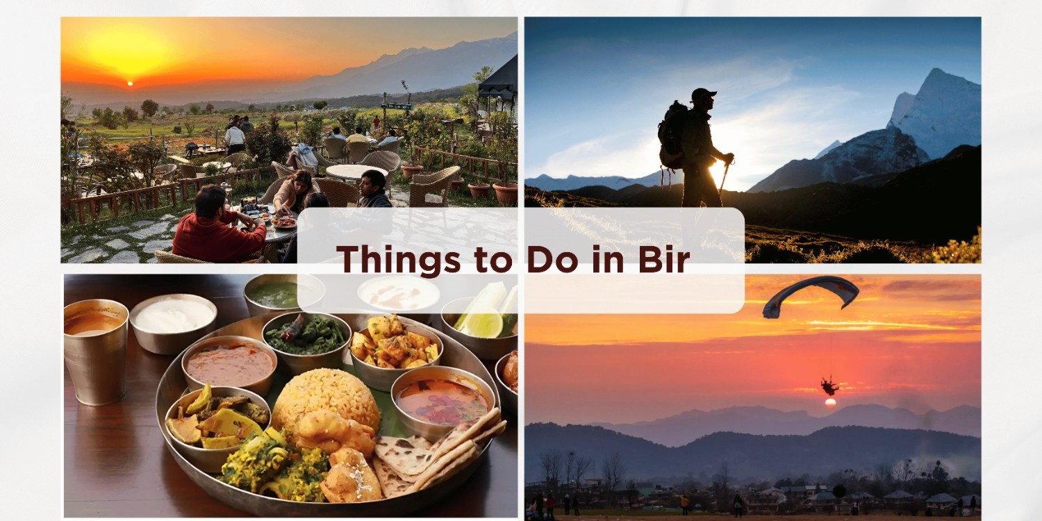 Visit Bir Billing for paragliding adventures, scenic views, and nature escapes